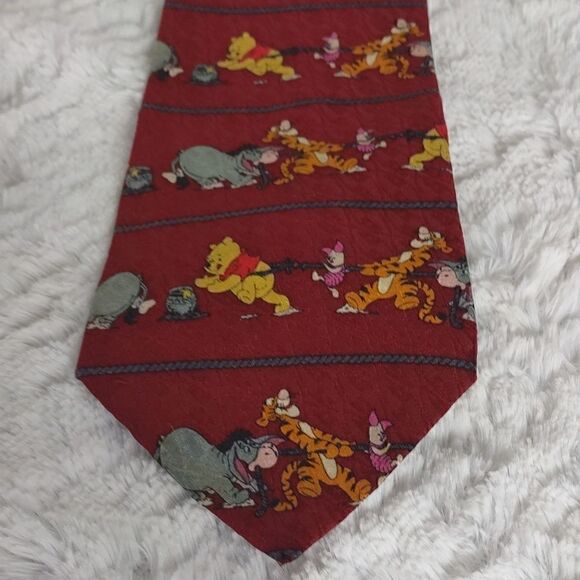 Pooh 100 Acre Collection Men's Silk Neck Tie - Picture 2 of 6